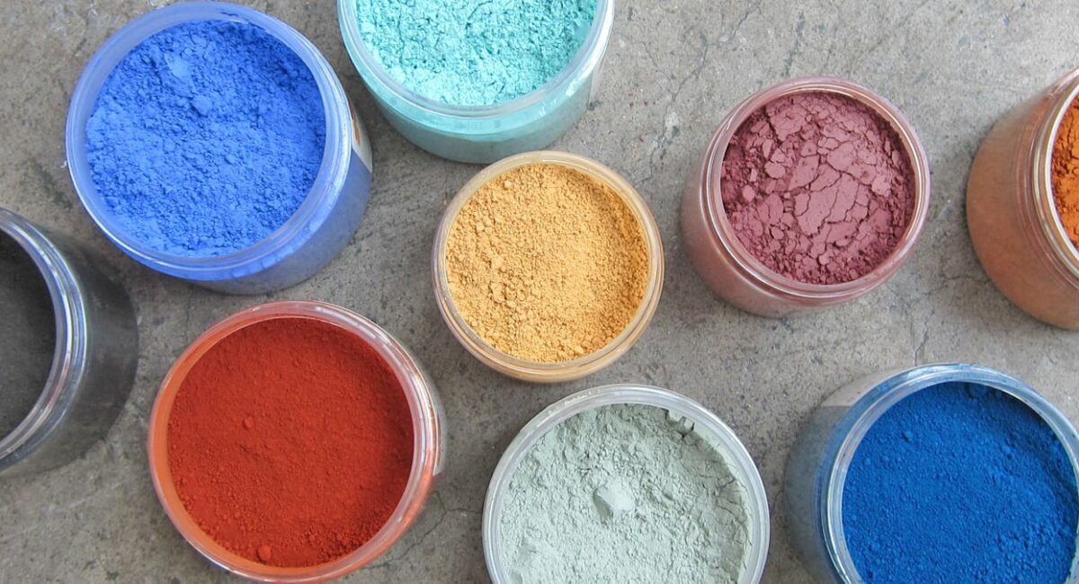 Colore Calce In Pigmenti De La Banca Della Calce Calcelatte