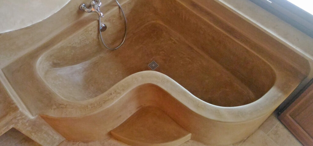 Corso sull'utilizzo del cocciopesto, rivestimento impermeabile, nella progettazione e realizzazione di spazi per bagni e Spa.