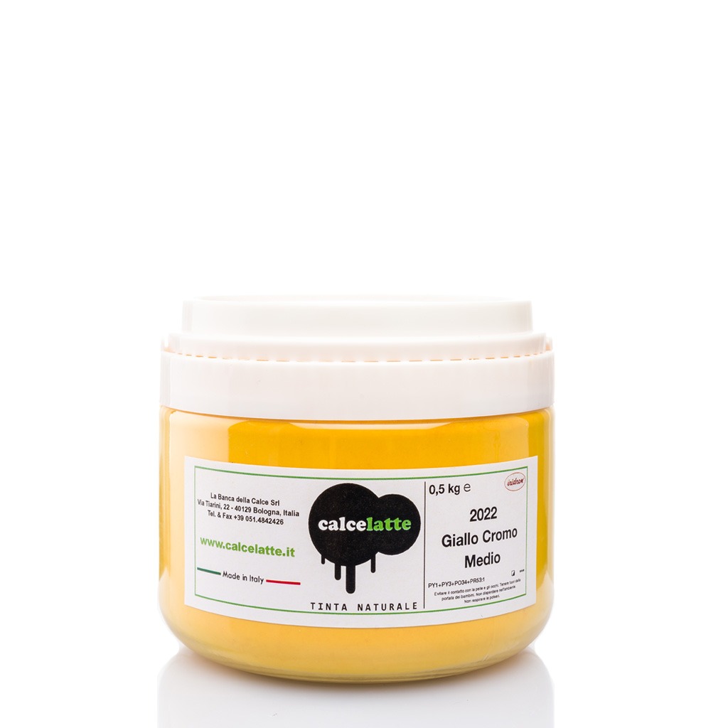P04 GIALLO CROMO MEDIO PIGMENTO NATURALE