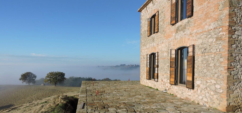 greco casale in pietra recuperato con calcecanapa