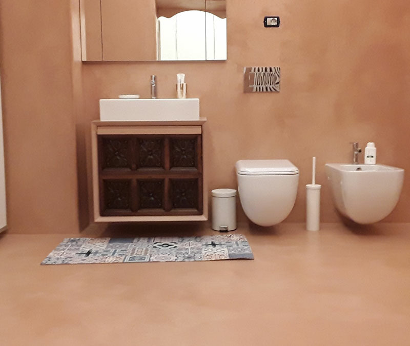 Bagno Rivestito In Pastellone