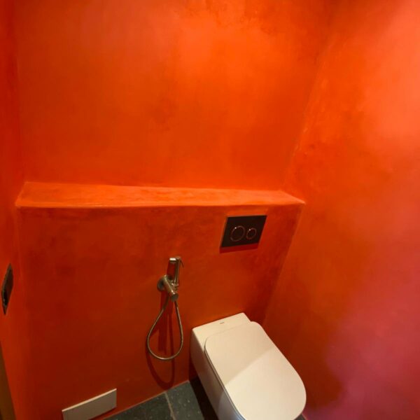 Parete Bagno Rivestita In Tadelakt