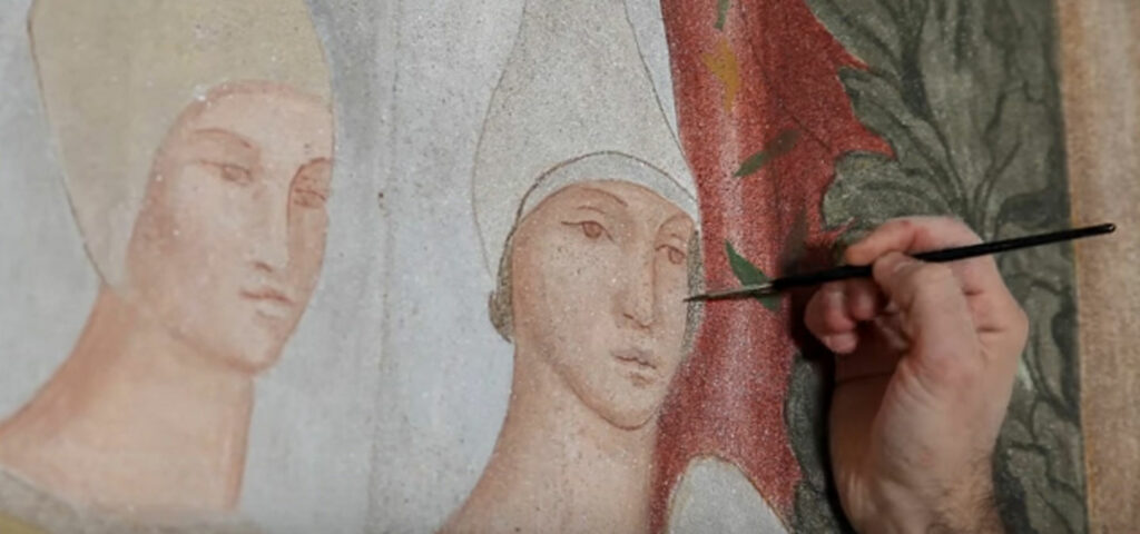 Abbiamo intervistato Ottaviano Caruso, restauratore e formatore, su restauro, affresco e il bianco della calce, il bianco San Giovanni