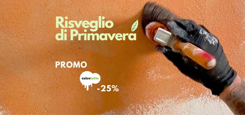 Solo dal 9 al 14 aprile, approfitta del 25% di sconto sui prodotti della linea Calcelatte per rinnovare le pareti di casa tua!